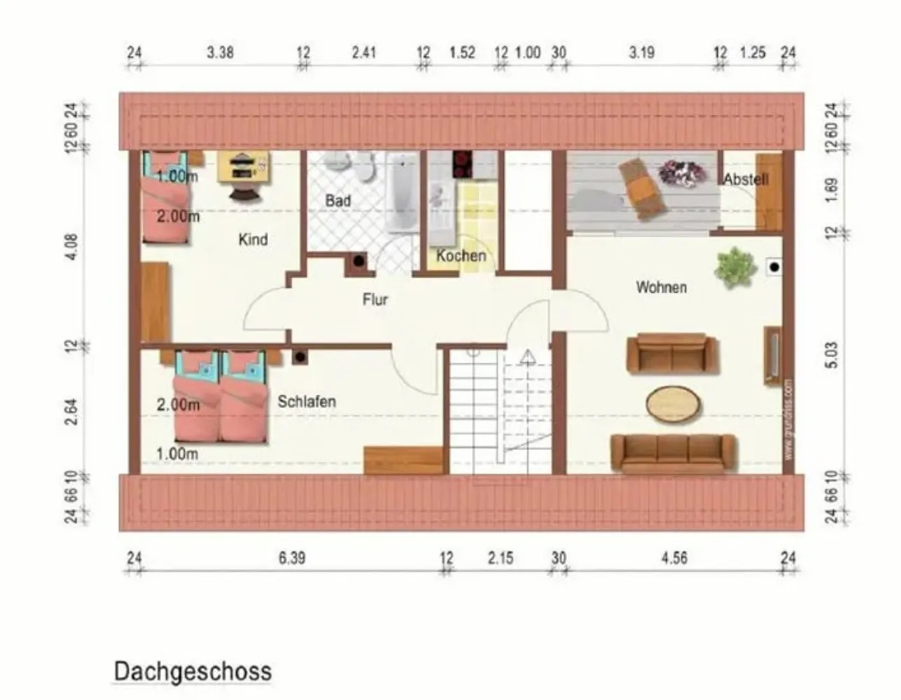 3 Zimmer Wohnung mit 72 m² in Rodgau – Bild 1