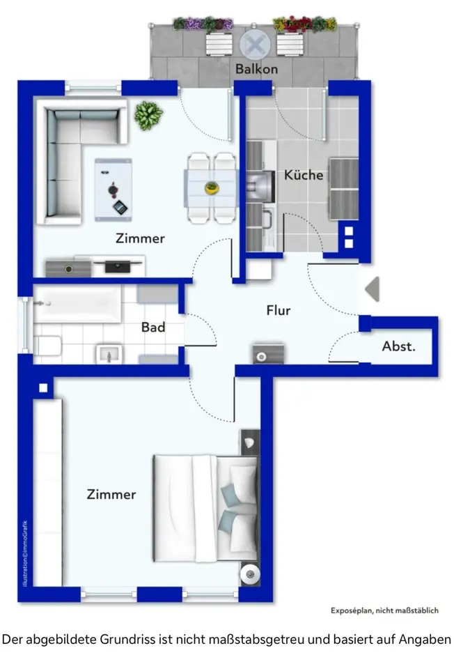 2 Zimmer Wohnung mit 50 m² in Fürth – Bild 8