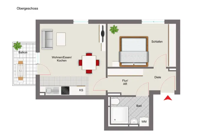 2 Zimmer Wohnung mit 52 m² in Ingolstadt – Bild 7