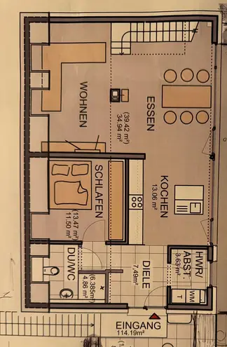 3 Zimmer Wohnung mit 114 m² in Saarbrücken – Bild 2