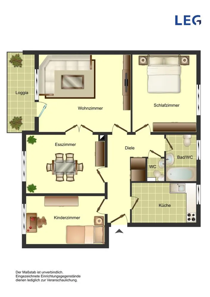 4 Zimmer Wohnung mit 94 m² in Leverkusen – Bild 4