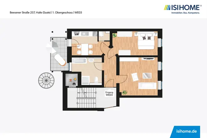 2 Zimmer Wohnung mit 68 m² in Halle (Saale) – Bild 7