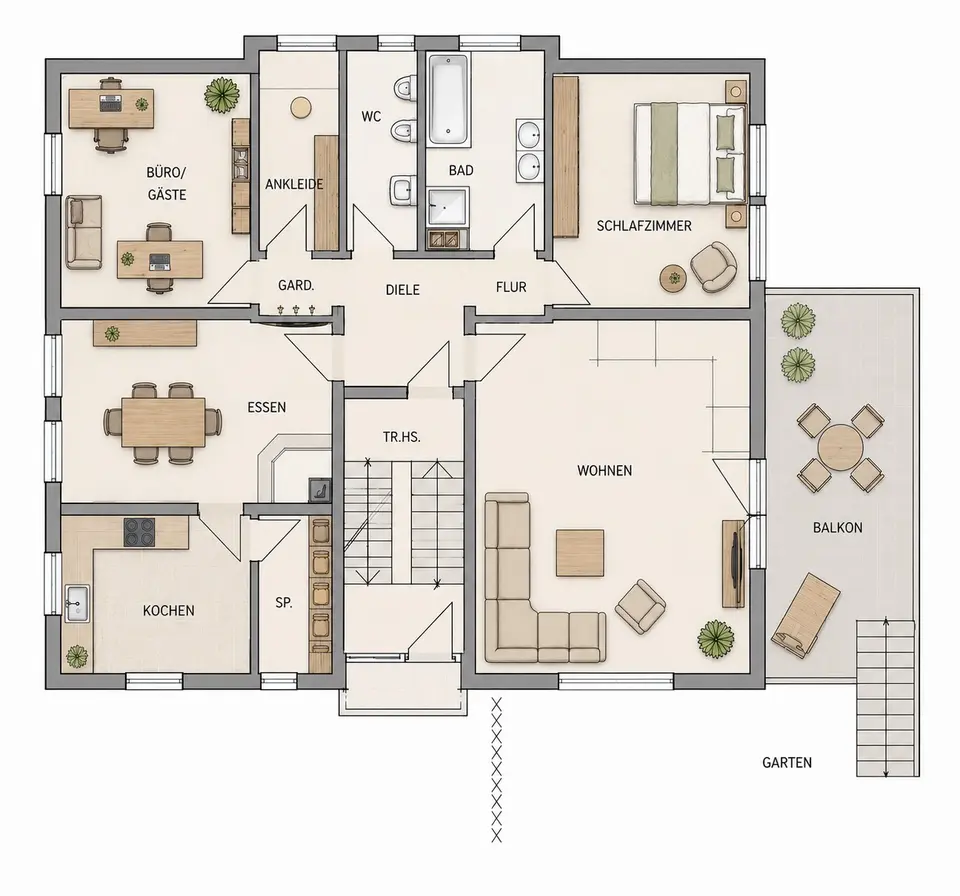 5 Zimmer Wohnung mit 131 m² in Bamberg – Bild 5