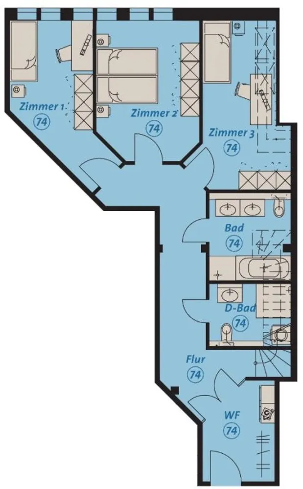 4 Zimmer Wohnung mit 137 m² in Leipzig – Bild 10