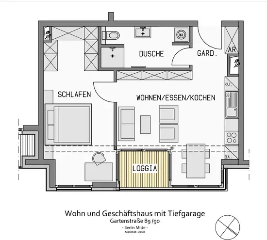 2 Zimmer Wohnung mit 55 m² in Berlin – Bild 7