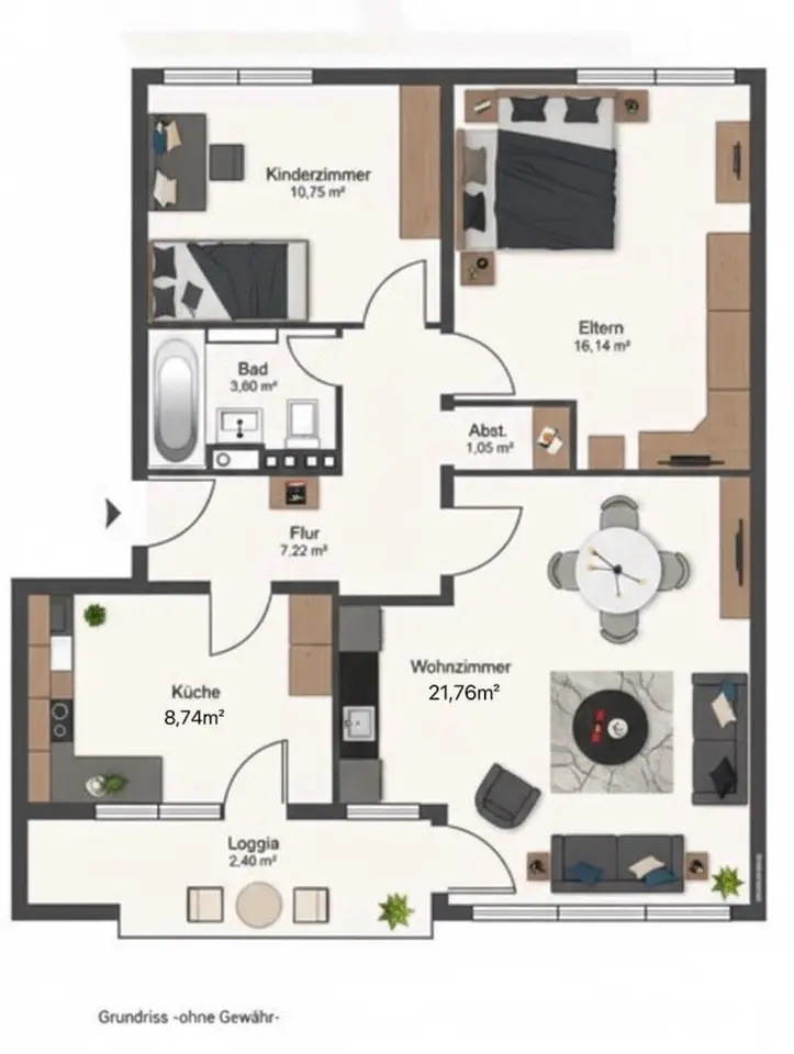 3 Zimmer Wohnung mit 73 m² in Bremen – Bild 5