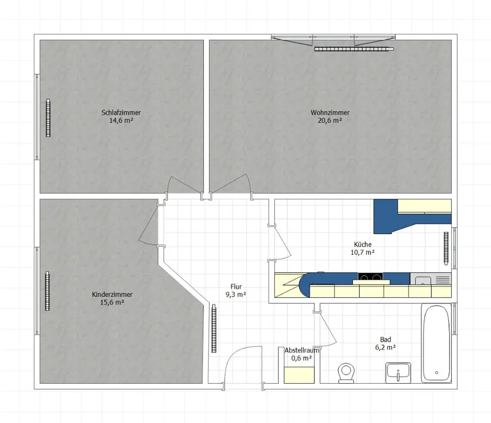3 Zimmer Wohnung mit 78 m² in Elsdorf – Bild 5