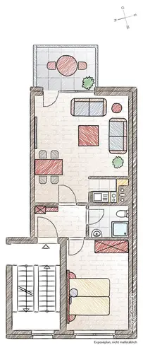 2 Zimmer Wohnung mit 43 m² in Münster – Bild 10
