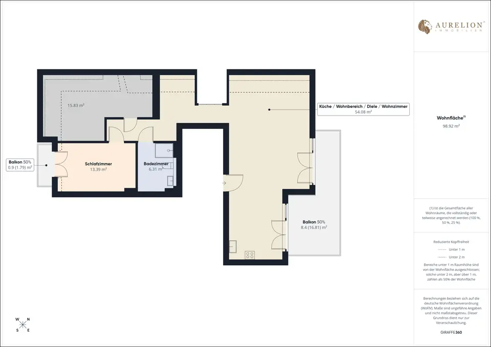 3 Zimmer Wohnung mit 109 m² in Aschaffenburg – Bild 8