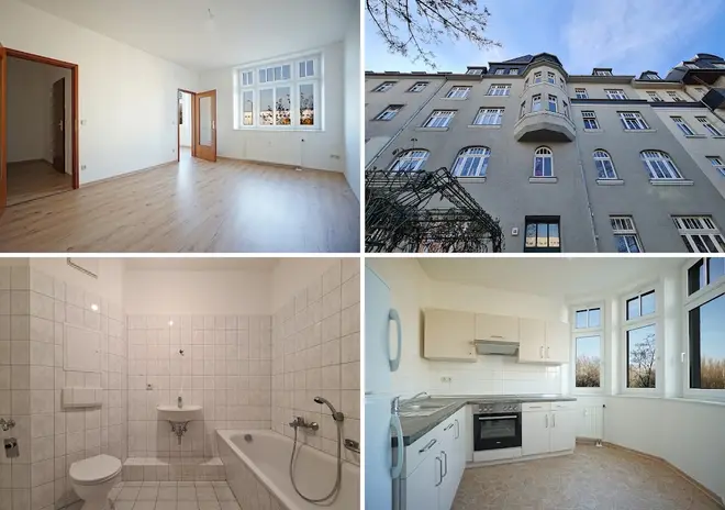 1 Zimmer Wohnung mit 35 m² in Chemnitz – Bild 1