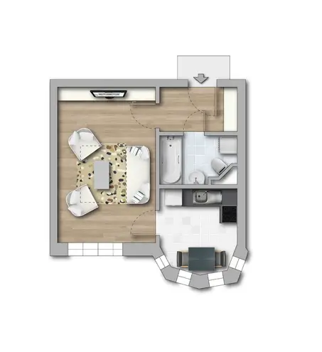 1 Zimmer Wohnung mit 35 m² in Chemnitz – Bild 10