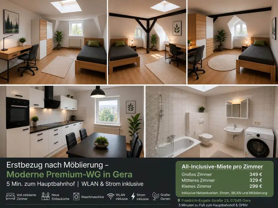 WG-Zimmer mit 80 m² in Gera – Bild 10