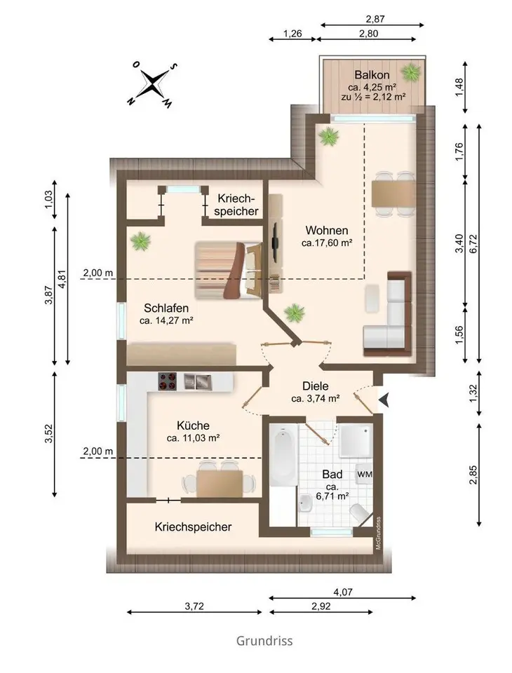 2 Zimmer Wohnung mit 36 m² in Garmisch-Partenkirchen – Bild 5