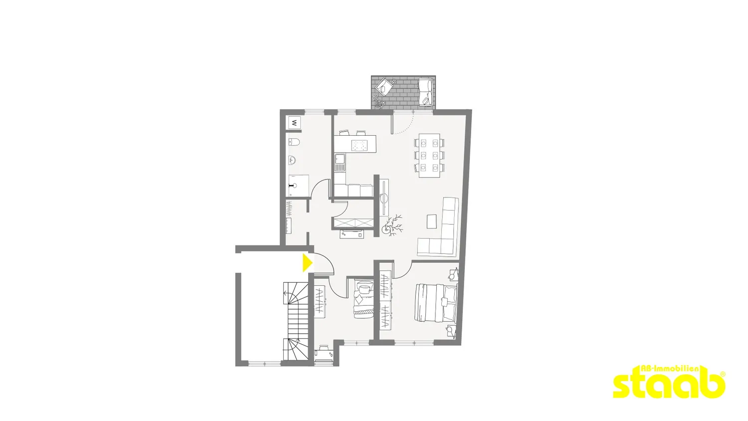 3 Zimmer Wohnung mit 86 m² in Aschaffenburg – Bild 3