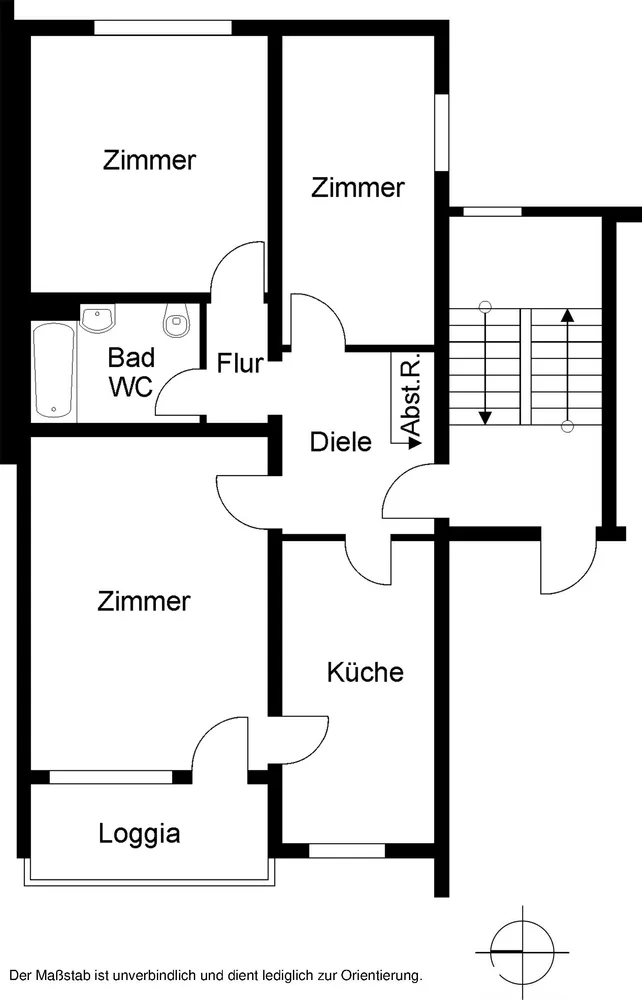 3 Zimmer Wohnung mit 79 m² in Bielefeld – Bild 2