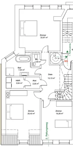 4 Zimmer Wohnung mit 147 m² in Hannover – Bild 3