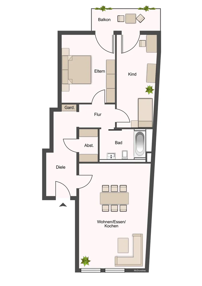 3 Zimmer Wohnung mit 82 m² in Krefeld – Bild 9