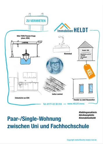 3 Zimmer Wohnung mit 64 m² in Kiel – Bild 8