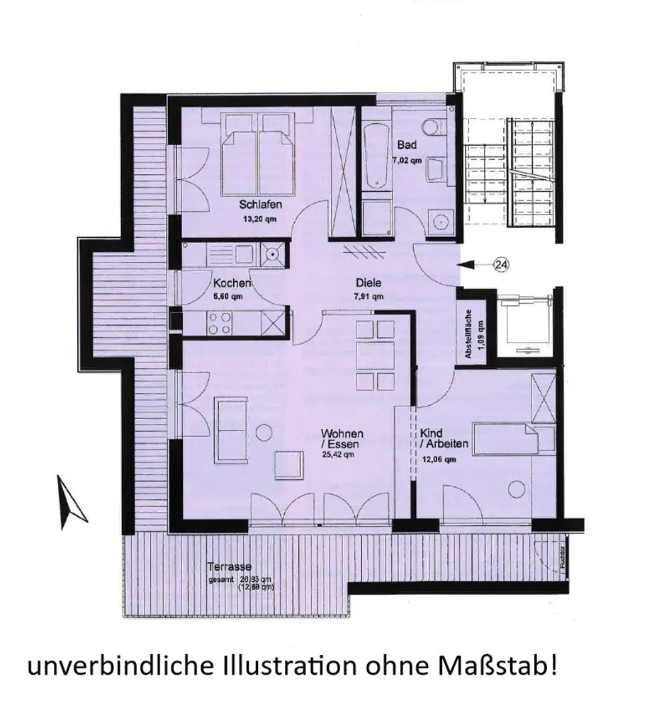 3 Zimmer Wohnung mit 85 m² in Göppingen – Bild 3