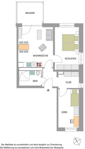 3 Zimmer Wohnung mit 63 m² in Bielefeld – Bild 8