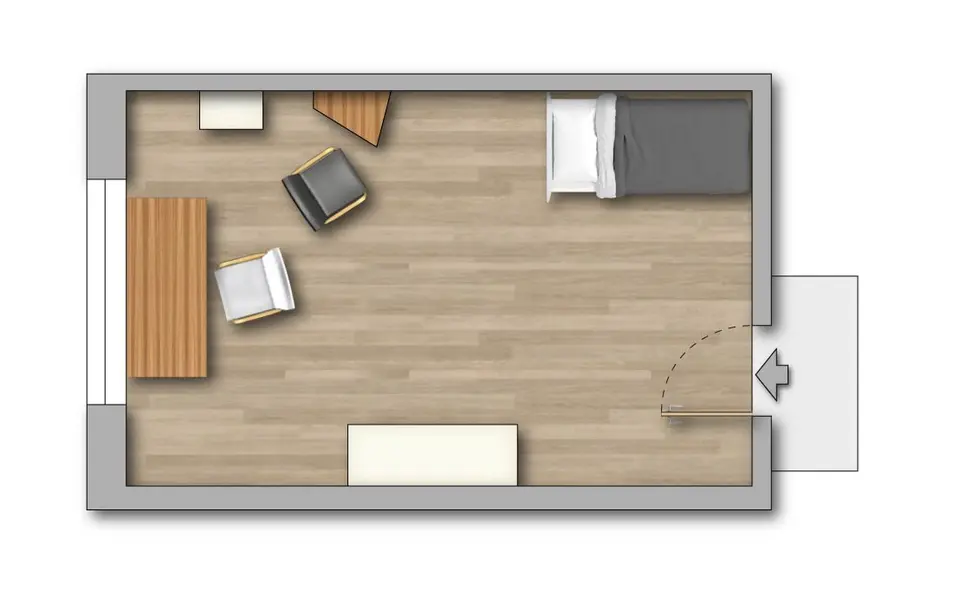 2 Zimmer Wohnung mit 20 m² in Greifswald – Bild 6