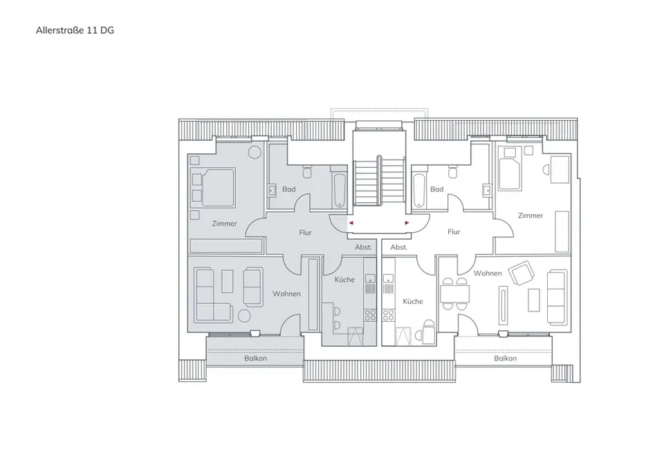 2 Zimmer Wohnung mit 61 m² in Achim – Bild 9