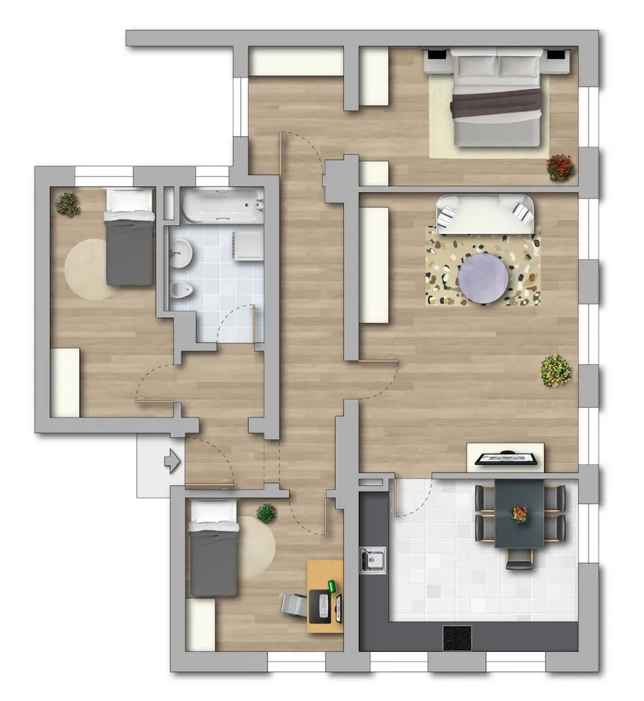 4 Zimmer Wohnung mit 99 m² in Dessau-Roßlau – Bild 9