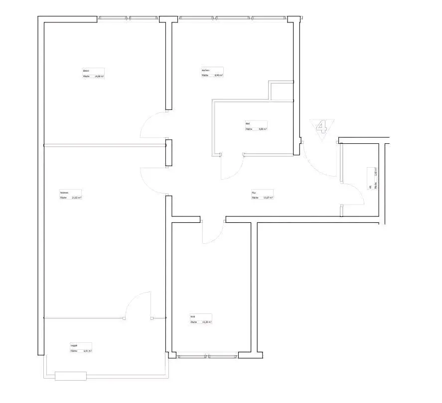 5 Zimmer Wohnung mit 110 m² in Gladbeck – Bild 5