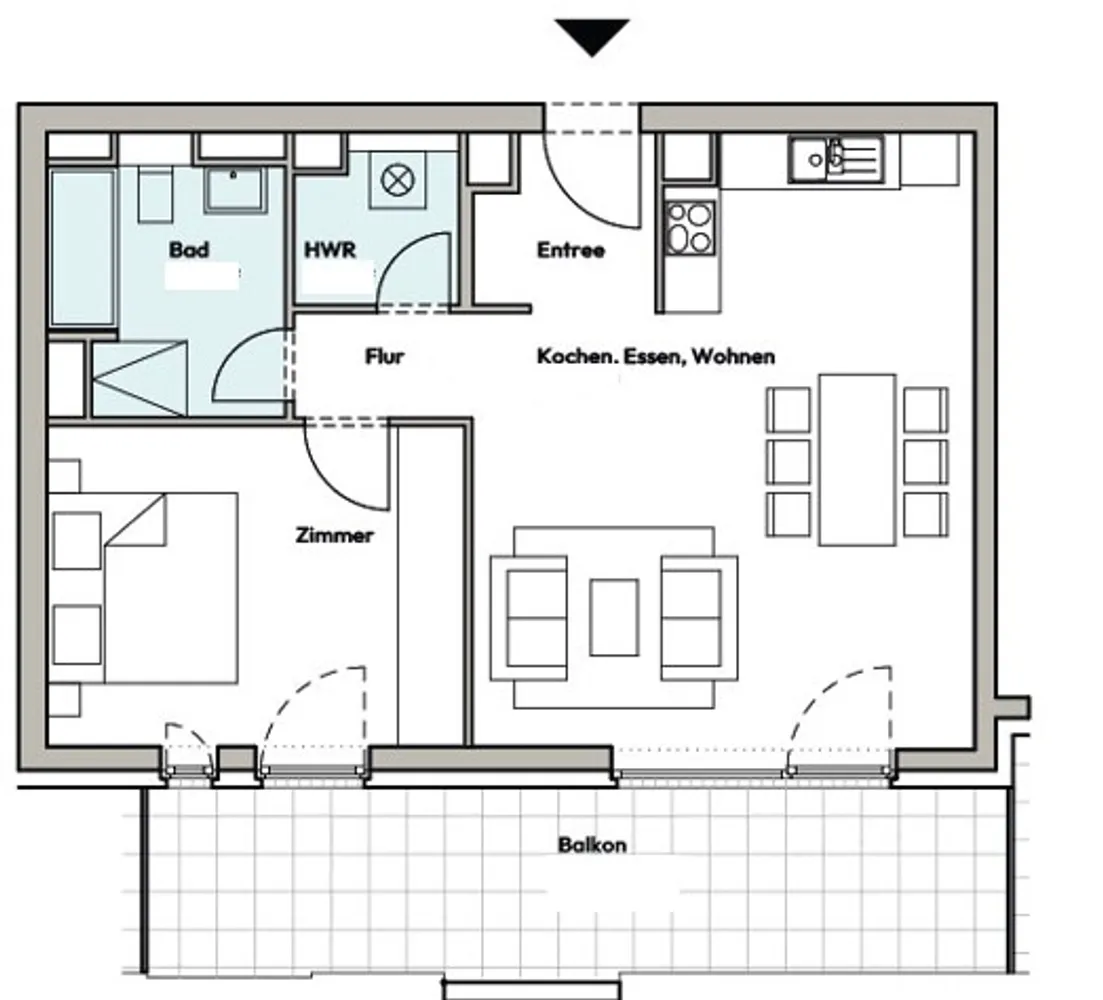 2 Zimmer Wohnung mit 70 m² in Frankfurt am Main – Bild 8
