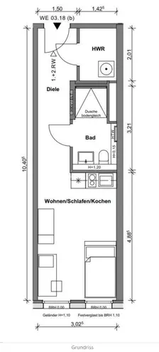 1 Zimmer Wohnung mit 30 m² in Berlin – Bild 11