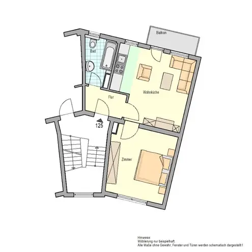 1 Zimmer Wohnung mit 43 m² in Herne – Bild 7