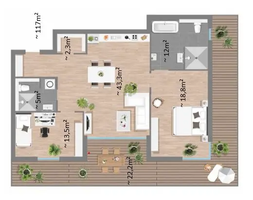 3 Zimmer Wohnung mit 117 m² in Fulda – Bild 5