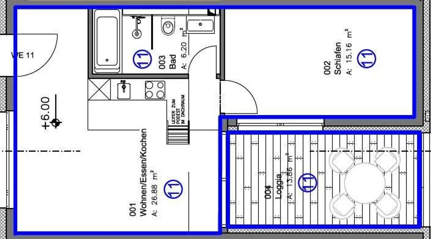 2 Zimmer Wohnung mit 66 m² in Offenbach am Main – Bild 5