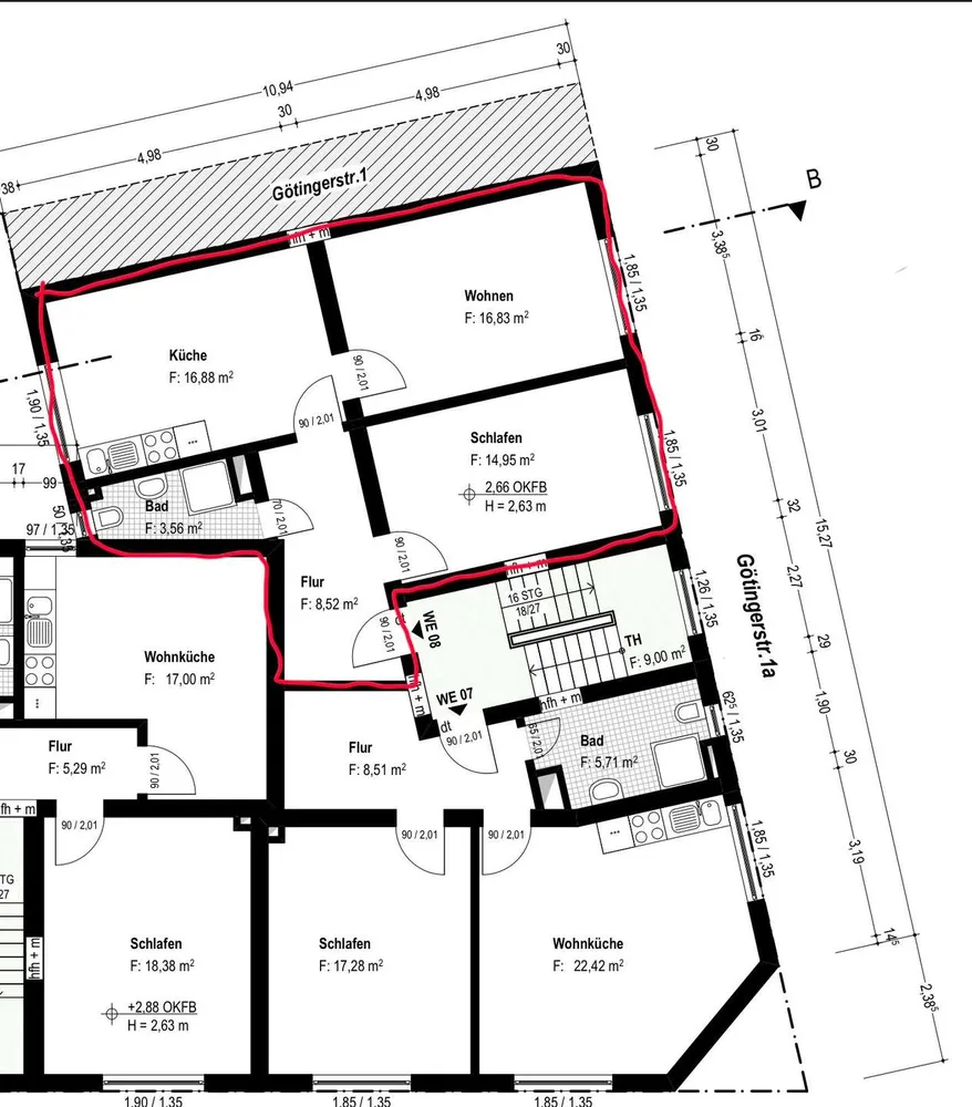 3 Zimmer Wohnung mit 62 m² in Essen – Bild 11