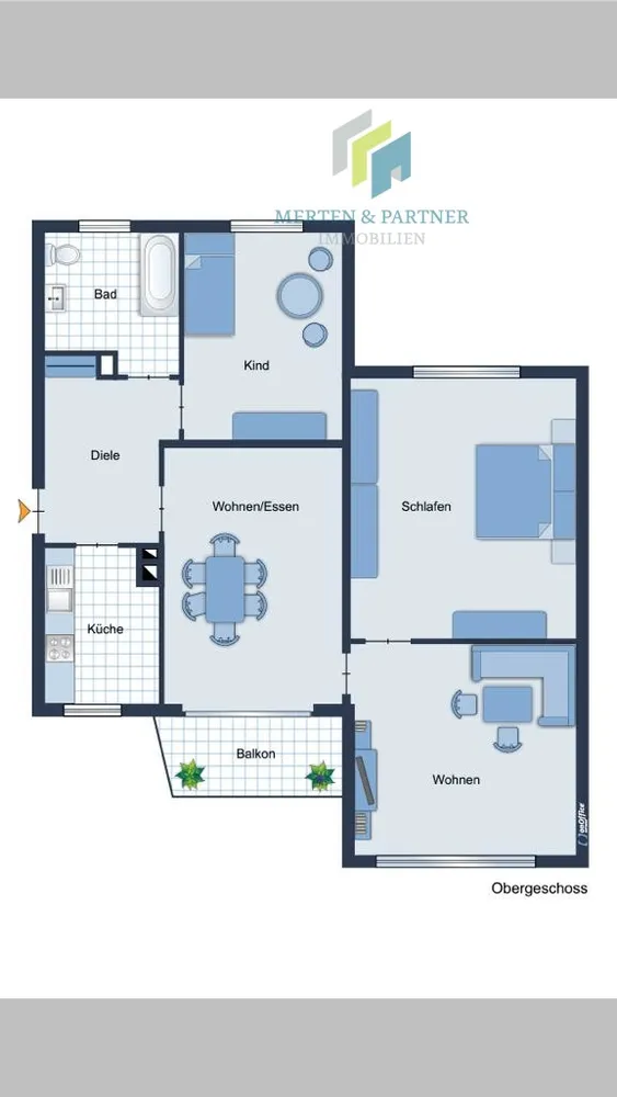 4 Zimmer Wohnung mit 96 m² in Remscheid – Bild 1