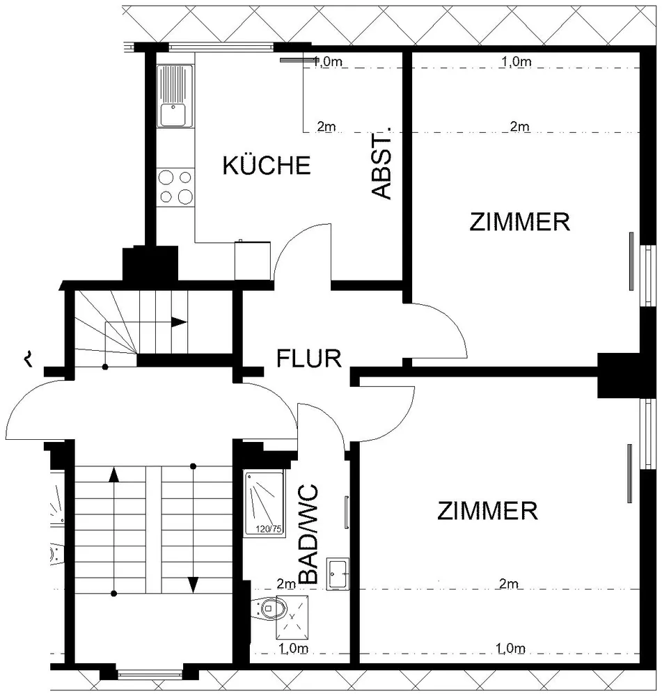 2 Zimmer Wohnung mit 55 m² in Hagen – Bild 10
