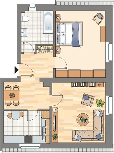 2 Zimmer Wohnung mit 67 m² in Dortmund – Bild 2