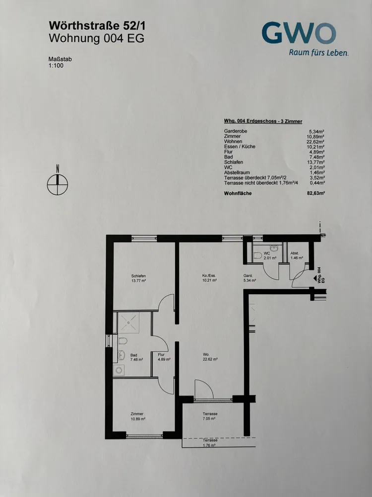 3 Zimmer Wohnung mit 83 m² in Ulm – Bild 6