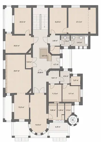 11 Zimmer Wohnung mit 265 m² in Leipzig – Bild 10