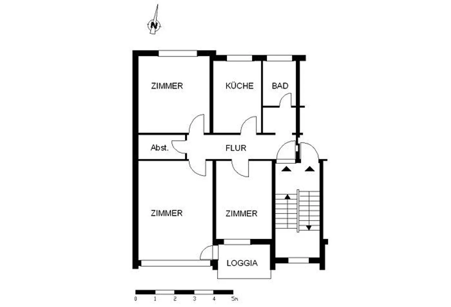 5 Zimmer Wohnung mit 74 m² in Bremen – Bild 2