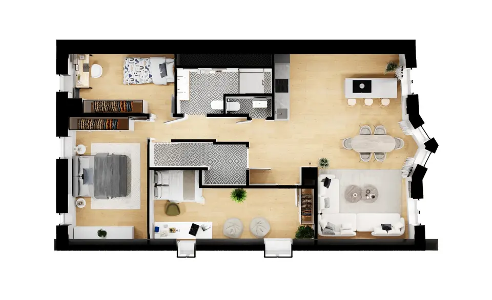 4 Zimmer Wohnung mit 85 m² in Winsen (Luhe) – Bild 5