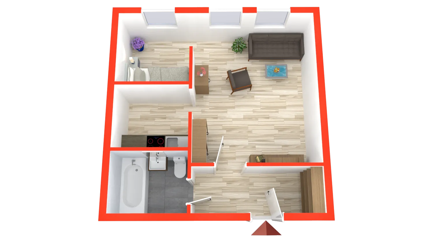 1 Zimmer Wohnung mit 32 m² in Gera – Bild 4