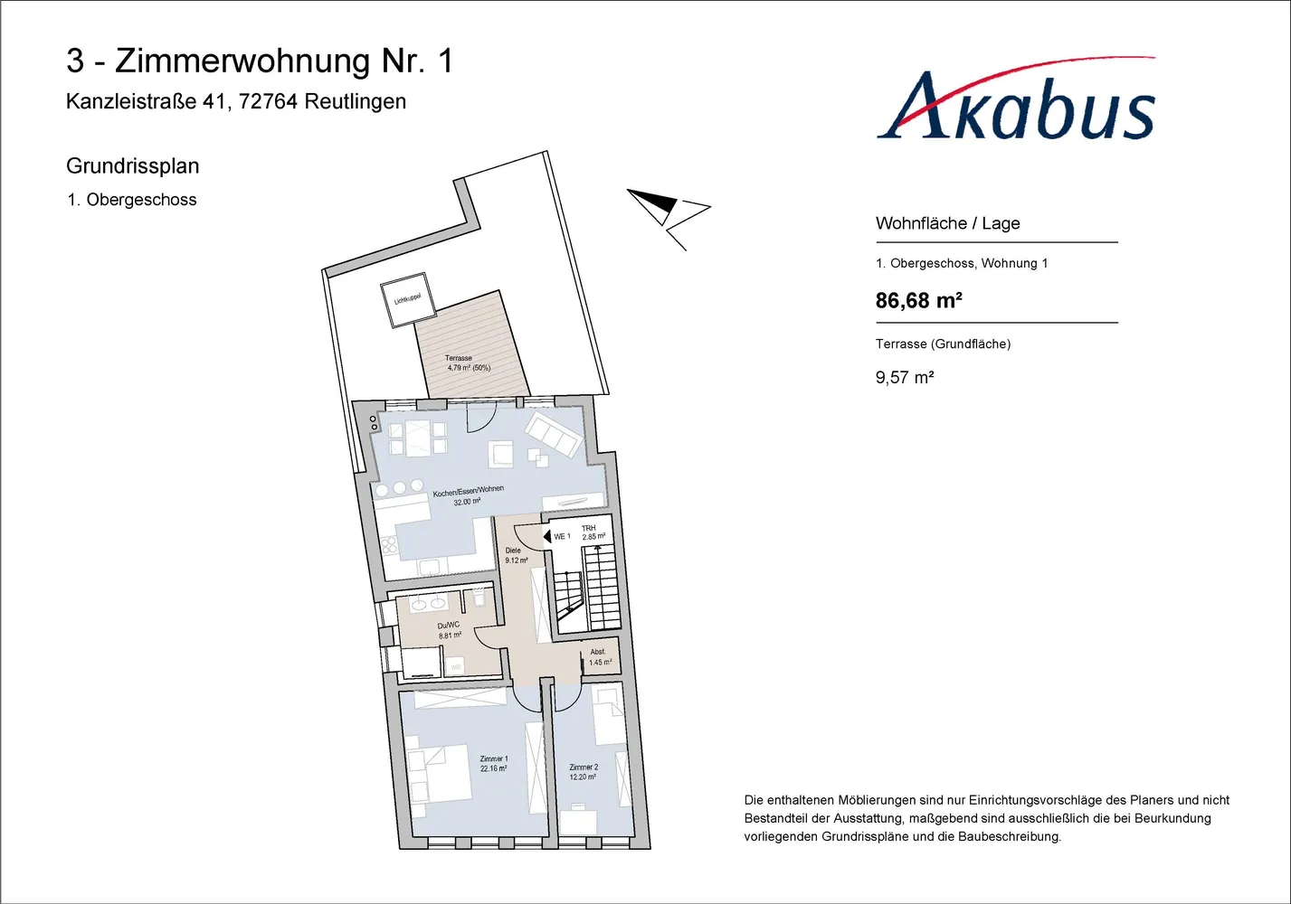 3 Zimmer Wohnung mit 93 m² in Reutlingen – Bild 8