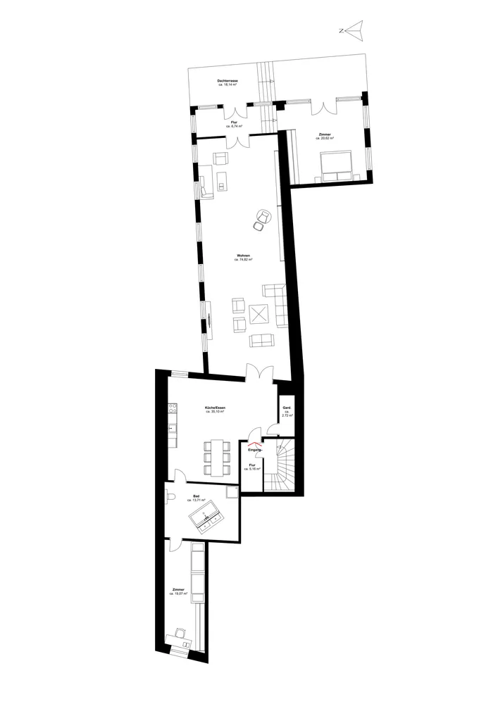 3 Zimmer Wohnung mit 223 m² in Stralsund – Bild 7