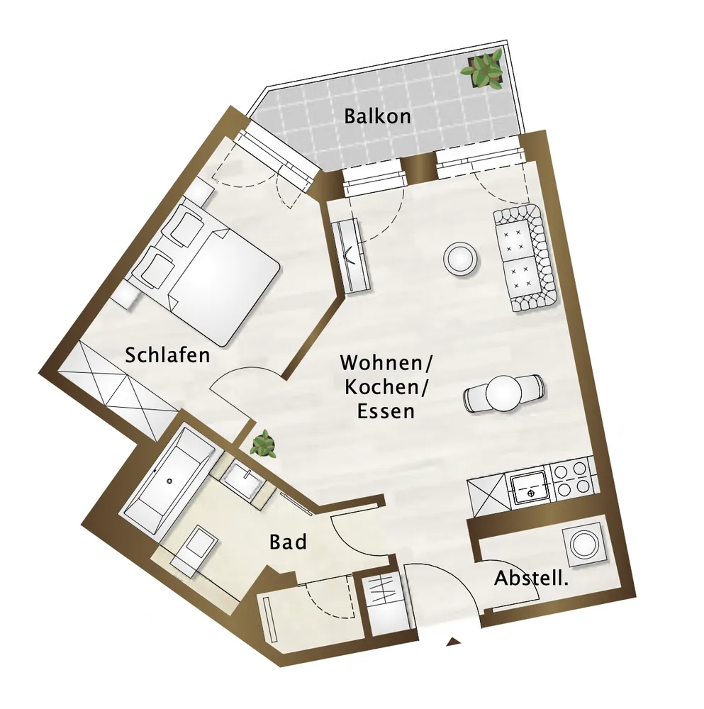 2 Zimmer Wohnung mit 50 m² in Leipzig – Bild 11