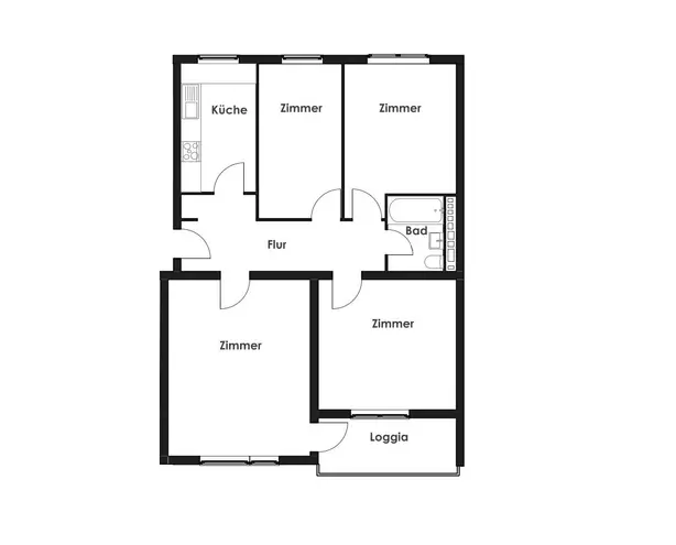 4 Zimmer Wohnung mit 88 m² in Braunschweig – Bild 8