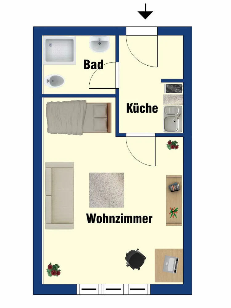 1 Zimmer Wohnung mit 27 m² in Fulda – Bild 7