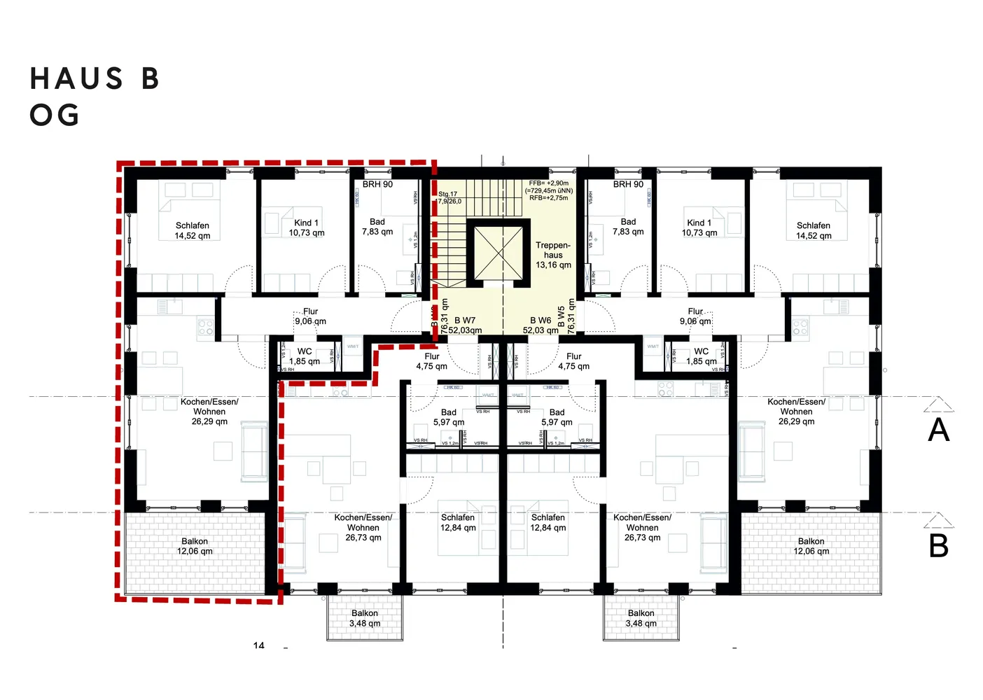 3 Zimmer Wohnung mit 76 m² in Kempten (Allgäu) – Bild 11