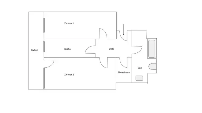 2 Zimmer Wohnung mit 55 m² in Hanau – Bild 10