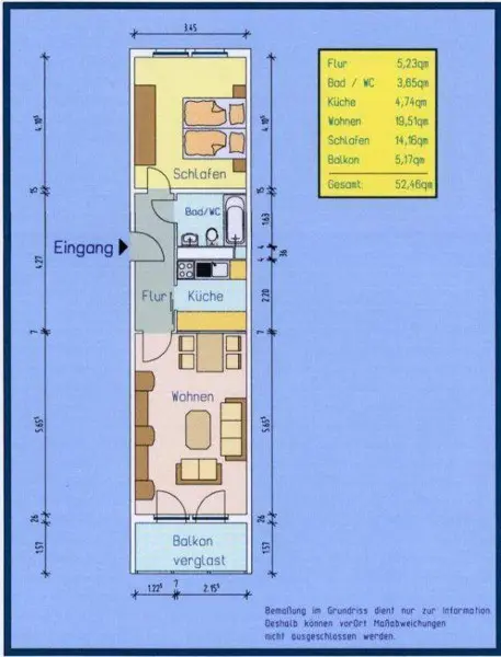 2 Zimmer Wohnung mit 50 m² in Dresden – Bild 9